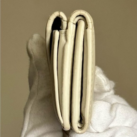 Balenciaga White Cream Envelope Card Holder Wallet - Picture 6 of 16